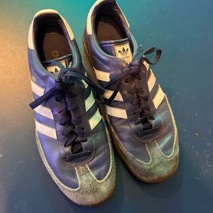 Adidas Sambas -  Mens 10 Classic Navy